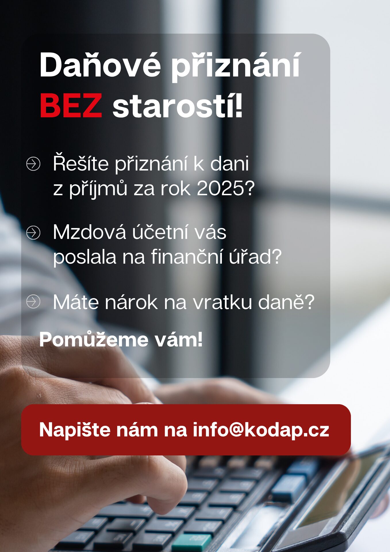 Daňové přiznání za 2025